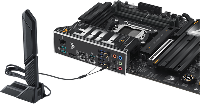 Материнская плата ASUS TUF GAMING X870-PLUS WIFI, AM5, X870, 4*DDR5, 2*SATA, 4*M.2, 1*USB 2.0, 7*USB 3.2, 2*USB4, 2*Type-C, 3*PCIx16, HDMI, ATX; 90MB1IU0-M0EAY0