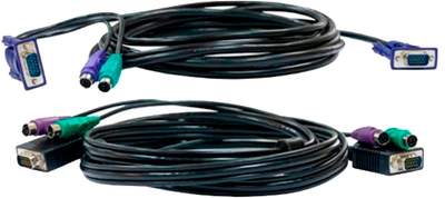 Кабель/ DKVM-CB KVM Cable with VGA and 2xPS/2 connectors for DKVM-4K, 1.8m