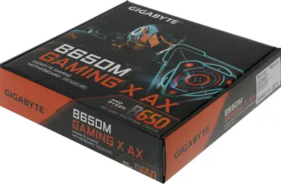 Материнская плата Gigabyte B650M GAMING X AX Socket AM5 AMD B650 4xDDR5 mATX AC`97 8ch(7.1) 2.5Gg RAID+HDMI+DP