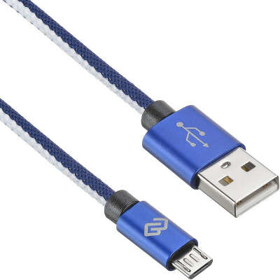 Кабель Digma MICROUSB-0.15M-BL USB (m)-micro USB (m) 0.15м синий