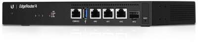 Маршрутизатор Ubiquiti EdgeRouter |ER-4| маршрутизатор 4 ядра (1 ГГц), 3х 1G RJ45, 1х SFP, (020657)