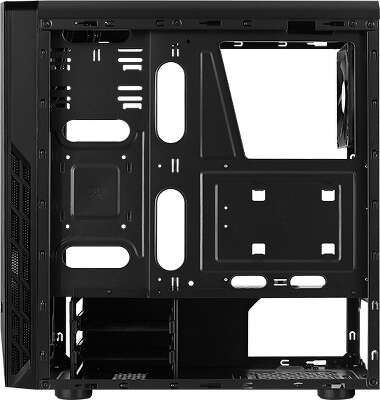 Корпус AeroCool Rift BG Black, черный, ATX, Без БП (Rift BG)