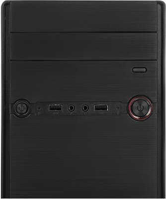 Корпус Digma DC-MATX102-U2, черный, mATX, Без БП (DC-MATX102-U2)