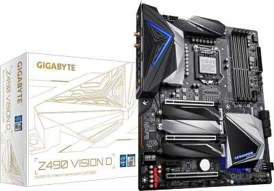 Материнская плата ATX LGA1200 GIGABYTE Z490 VISION D