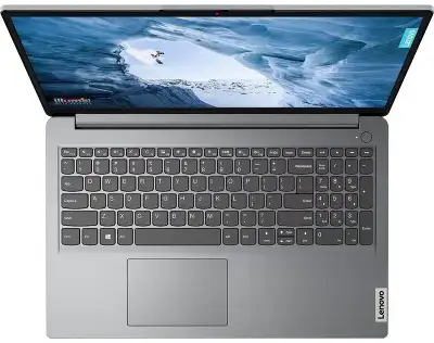 Ноутбук Lenovo IdeaPad 1 15IJL7 Celeron N4500 8Gb SSD256Gb Intel UHD Graphics 15.6" TN FHD (1920x1080) без ОС grey WiFi BT Cam (82LX00D7PS)