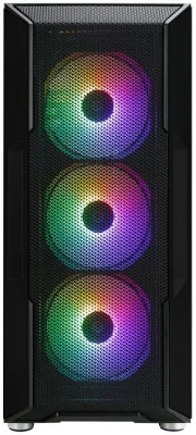 корпус ZALMAN I3 NEO BLACK, ATX, BLACK, FRONT MESH, WINDOW, 2x3.5", 3x2.5", 1xUSB2.0, 2xUSB3.0, FRONT 3x120mm FRGB, REAR 1x120mm FRGB