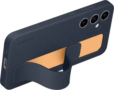 Чехол (клип-кейс) Samsung для Samsung Galaxy S24 FE Standing Grip Case S24FE темно-синий (EF-GS721CNEGRU)
