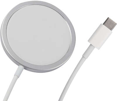 Беспроводное зар./устр. Redline Qi-13 12W 1A USB Type-C для Apple белый (УТ000023447)