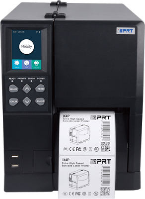 Принтер этикеток промышленный iDPRT iX4P, 4", TT, 300DPI, 8IPS (203 mm/sec), 512/256MB, RTC, USB+USB HOST+Ethernet+RS232, ZPL-II, TSPL, EPL2, DPL