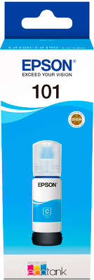 Чернила Epson 101 EcoTank T03V24A, голубые