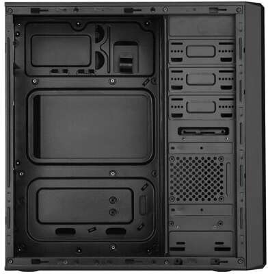 Корпус PowerCool S2012BK, черный, ATX, 500W (S2012BK-500W)