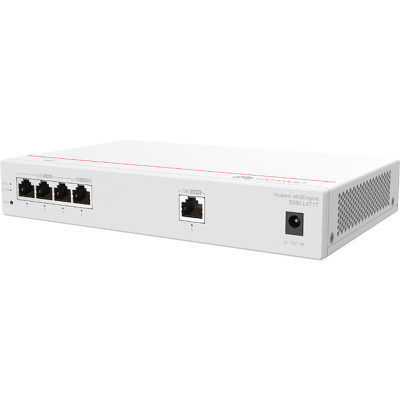 Маршрутизатор HUAWEI eKit Gateway S380-L4T1T, 1*GE WAN, 4*GE LAN, up to 150 users, forwarding performance 2Gbps
