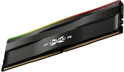Память DDR5 32GB 5600MHz Silicon Power SP032GXLWU560FSF Xpower Zenith RGB RTL Gaming PC5-44800 CL40 DIMM ECC 288-pin 1.25В kit single rank с радиатором Ret