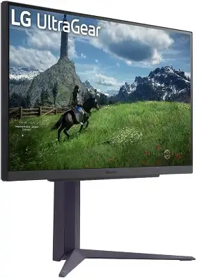 Монитор LG 27" UltraGear 27GS85Q-B черный IPS LED 16:9 HDMI матовая HAS 400cd 178гр/178гр 2560x1440 180Hz FreeSync DP 2K USB 6.2кг