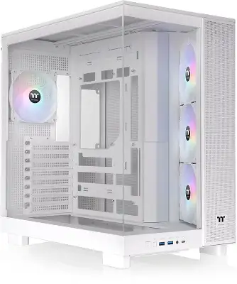 Корпус Thermaltake View 380 XL TG ARGB белый без БП ATX 5x120mm 2x140mm 2xUSB3.0 audio bott PSU