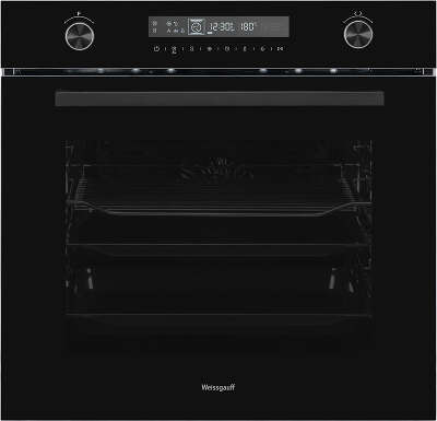 Духовой шкаф Электрический Weissgauff EOM 751 PDB Black Edition черный