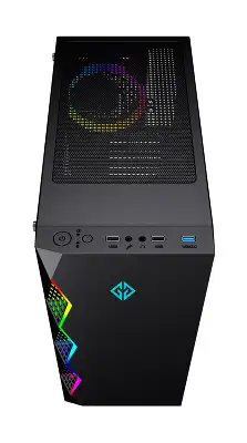 Корпус GMNG OGC-G110 черный без БП ATX 5x120mm 2xUSB2.0 1xUSB3.0 audio bott PSU