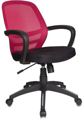 Кресло Бюрократ CH-499/Z5/TW-11 спинка сетка бордовый Z5 сиденье черный TW-11