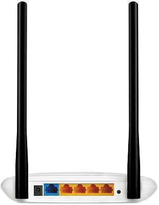 Маршрутизатор TP-LINK TL-WR841N N300 Wi-Fi роутер, чипсет Mediatek, 2T2R, до 300 Мбит/с на 2,4 ГГц, 802.11b/g/n, 5 10/100 Мбит/с портов, 2 фиксированные 5 дБи антенны, поддержка PPTP/L2TP/PPPoE Россия, поддержка IGMP Snooping/Proxy, режима моста и 802.1Q 