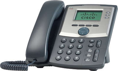 Телефон Cisco SPA303, 3 линии, дисплей, порт для PC
