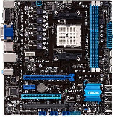 Мат. плата AMD 64 Asus F2A85-M LE