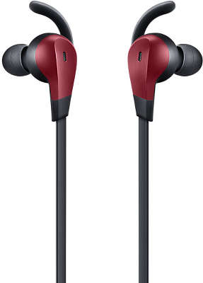 Наушники с микрофоном Samsung Earphones Advanced ANC, с шумоподавлением, Red