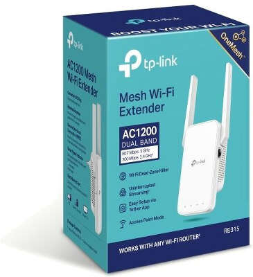 Усилитель сигнала (репитер) TP-Link RE315, 802.11a/b/g/n/ac, 2.4 / 5 ГГц