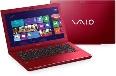 Ноутбук Sony VAIO SVS1313M1RR Red 13.3" HD/i3-3120M/ 4/500/WF/BT/CAM/ W8