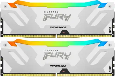 Память DDR5 2x32GB 6400MHz Kingston KF564C32RWAK2-64 Fury Renegade XMP RGB RTL Gaming PC5-51200 CL32 DIMM 288-pin 1.4В kit single rank с радиатором Ret