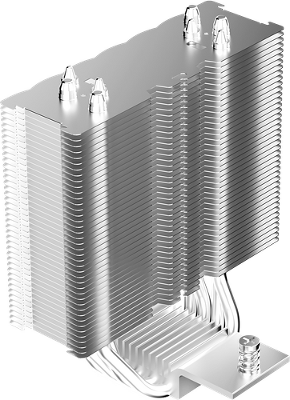 Кулер для процессора Ocypus Delta A40 EX BK Digital, 120mm ARGB FAN, Top Display Panel, 4 HEAT PIPES, 4-PIN PWM, 500-1800 RPM, 29DBA, HYDRO BEARING, LGA115X/1200/1700/18XX, AM4/AM5