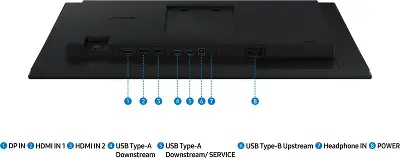 Монитор Samsung 24" Essential S4 S24D400GAIXCI черный IPS LED 16:9 HDMI матовая HAS Piv 1000:1 250cd 178гр/178гр 1920x1080 100Hz DP FHD USB 3.5кг