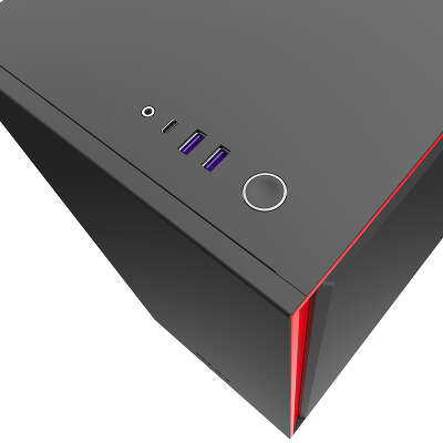 Корпус NZXT H710i Black/red, черный, ATX, Без БП (CA-H710I-BR)