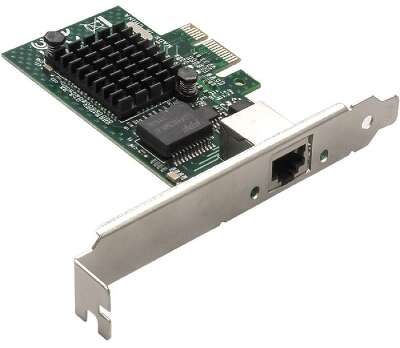 Exegate EX293451RUS Сетевой адаптер ExeGate EXE-BCM5721 (PCI-E x1, порт 1xRJ45, 10/100/1000Mbps, Gigabit Chipset Broadcom BCM5721)