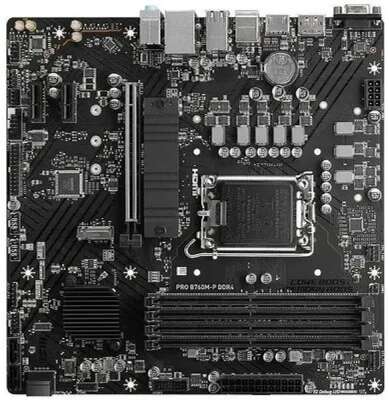 MSI PRO B760M-P DDR4 {LGA1700, 4xDDR4 4xSATA3 RAID 2xM.2 HDMI DP mATX} RTL