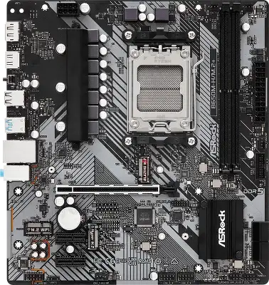 Материнская плата Asrock B650M-H/M.2+ Socket AM5 AMD B650 2xDDR5 mATX AC`97 8ch(7.1) GbLAN RAID+HDMI+DP