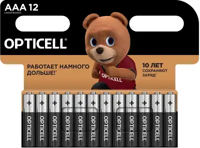 Батарея Opticell Basic LR03 AAA (12шт) блистер