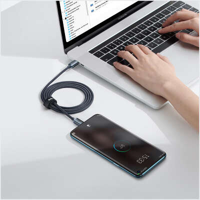 Кабель Baseus Crystal Shine Series 100W USB-C to USB-C, 2 м, Black [CAJY000701]