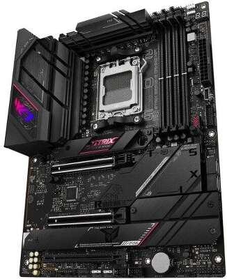 ASUS ROG STRIX B650E-E GAMING WIFI (Socket AM5, ATX, 4xDDR5(128GB), DP/HDMI, 2xPCIe 5.0x16/1xPCIe 4.0x16, 1xLAN (2.5GbE), Wi-Fi 6E, BT, 4xSATA 6Gb/s, 4xM.2, 2xType-C, 6xUSB 3.2, 4xUSB 2.0)