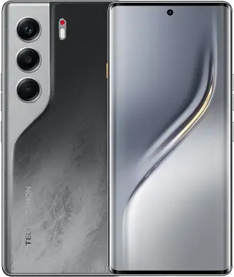 Смартфон Tecno Camon 40 Pro 5G 256Gb 8Gb черный моноблок 3G 4G 2Sim 6.78" 1080x2436 Android 15 50Mpix 802.11 a/b/g/n/ac/ax NFC GPS GSM900/1800 GSM1900 Protect FM