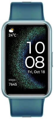 Смарт-часы Huawei Fit SE STA-B39 30мм 1.64" AMOLED корп.зеленый рем.зеленый разм.брасл.:130-210мм (55020ATF)