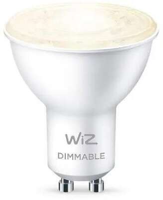 Умная лампа WiZ GU10 50Вт 345lm Wi-Fi (упак.:1шт) (929002448102)