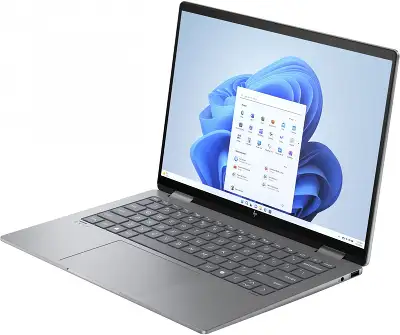 Ноутбук HP Envy x360 14-fa0004ci Ryzen 5 8640HS 16Gb SSD512Gb AMD Radeon Graphics 14" IPS Touch WUXGA (1920x1200) Windows 11 Home silver WiFi BT Cam (A1AA5EA)