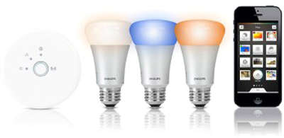 Лампы Philips Hue Connected Bulb - Starter Pack, управляемые через iPhone/iPad [426353]