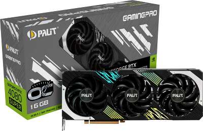 Видеокарта Palit NVIDIA nVidia GeForce RTX 4080 Super GAMINGPRO OC 16Gb DDR6X PCI-E HDMI, 3DP