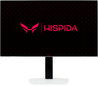 Монитор HISPIDA 27'' 2560x1440, OLED, 178/178, 0.03ms, 250nit, 1.5M:1, 280Hz, 2xDP 1.4/2xHDMI 2.1, noUSB-A, FreeSync, LowBlueLight, LTSP, ExtPWR, VESA 100x100, White, 1y