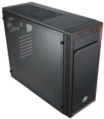 Cooler Master MasterBox E500L, w/o PSU, Black, ATX