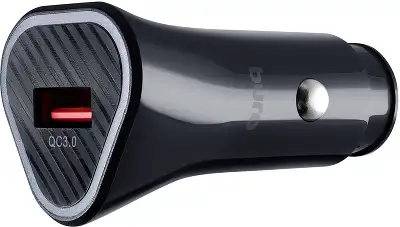 Автомобильное зар./устр. Buro BUCL1 18W 3A (QC) USB-A универсальное черный (BUCL18P100BK)