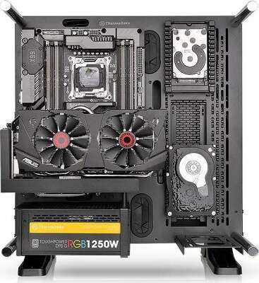 Корпус Thermaltake Core P3 TG, черный, ATX, Без БП (CA-1G4-00M1WN-06)