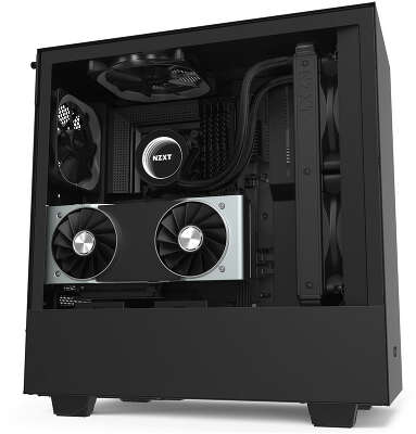 Корпус NZXT H510i Black, черный, ATX, Без БП (CA-H510I-B1)