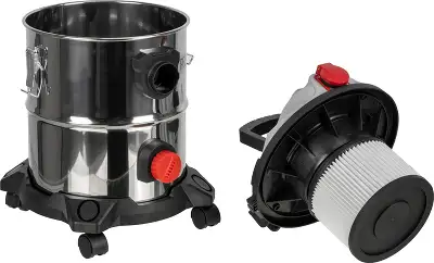 Строительный пылесос Ресанта ПС-1500/20 1500Вт (уборка: сухая/влажная) серебристый